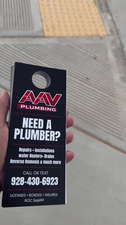 AAV Plumbing neighborhood outreach in Yuma